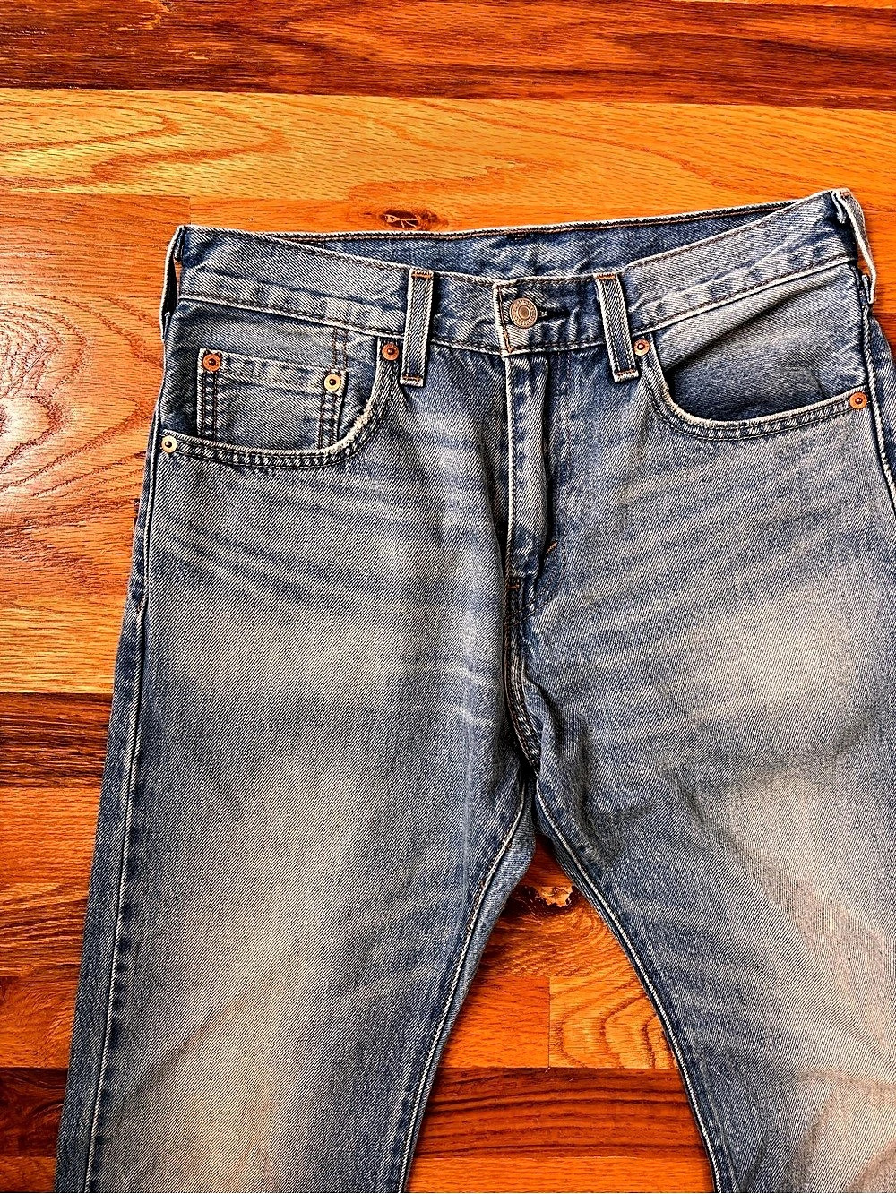 Levi's 517 Straight Leg Jeans Blue Waist 29 Length 30